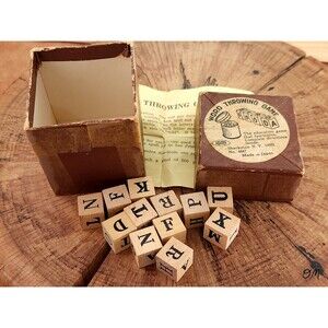 Vintage Shackman Word Throwing Game